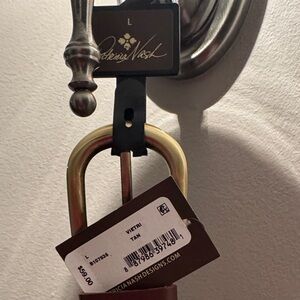 Patricia Nash brown Leather Belt with brass Buckle